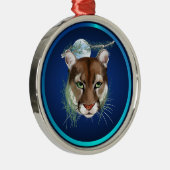 Midnight Mountain Lion Ornament (Rechts)