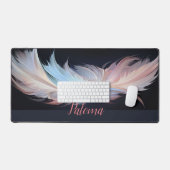 Midnight Muse: Elegante pastelveer Bureaumat (Keyboard & Muis)