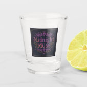 Midnight Muse Gothic Shot Glass | Velvet Chaos Shot Glas (Voorkant)