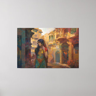 Midnight Musings, by artist Bella Catza Canvas Afdruk