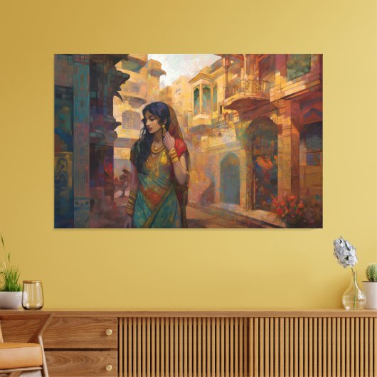 Midnight Musings, by artist Bella Catza Canvas Afdruk (Insitu (Woonkamer))