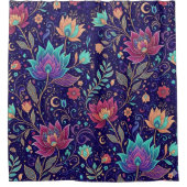 Midnight Mystic Garden Douchegordijn (Voorkant)