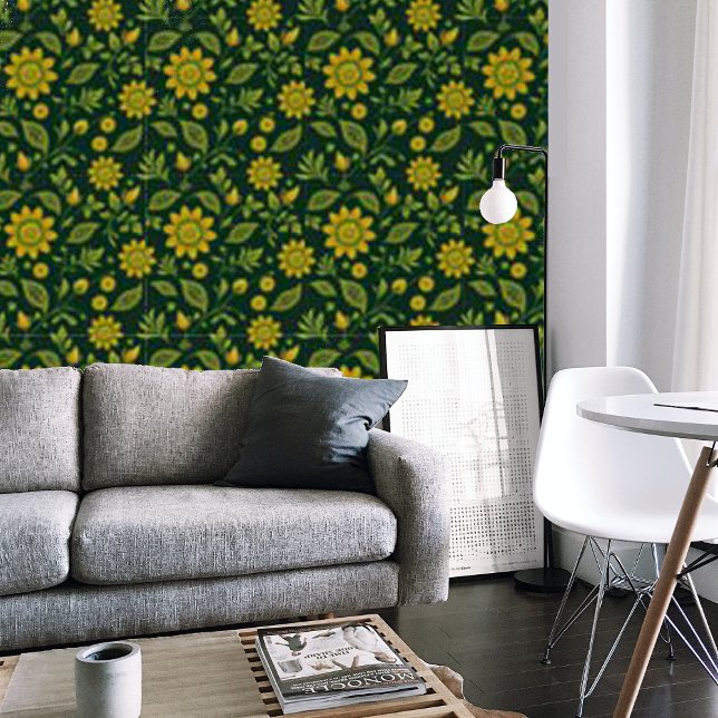 Midnight Mystique Blooms Behang (Creator heeft geüpload)