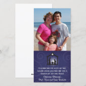 Midnight Nativity Kerstkaart (Voorkant / Achterkant)