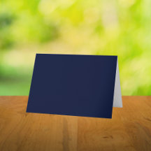Midnight Navy Blue Solid Color
