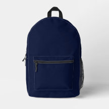 Midnight Navy Blue Solid Color