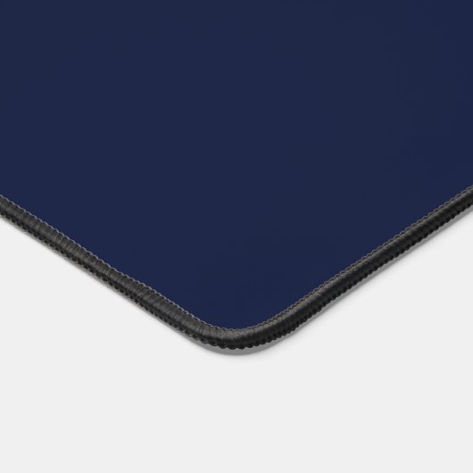 Midnight Navy Blue Solid Color Bureaumat (Hoek)