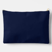 Midnight Navy Blue Solid Color Etui (Achterkant)