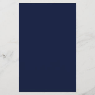 Midnight Navy Blue Solid Color Flyer