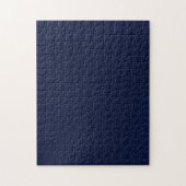 Midnight Navy Blue Solid Color Legpuzzel (Verticaal)