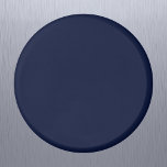 Midnight Navy Blue Solid Color Magneet<br><div class="desc">Midnight Navy Blue Solid Color</div>