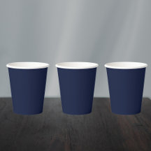 Midnight Navy Blue Solid Color