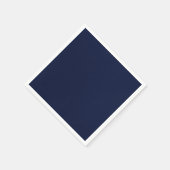 Midnight Navy Blue Solid Color Servet (Hoek)