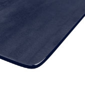 Midnight Navy Blue Solid Color Snijplank (Hoek)