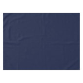 Midnight Navy Blue Solid Color Tafelkleed (Voorkant (Horizontaal))