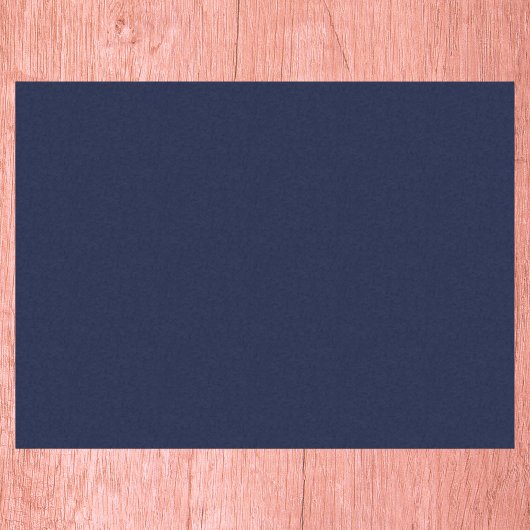 Midnight Navy Blue Solid Color Tissuepapier