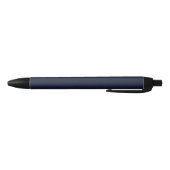 Midnight Navy Blue Solid Color Zwarte Inkt Pen (Bodem)