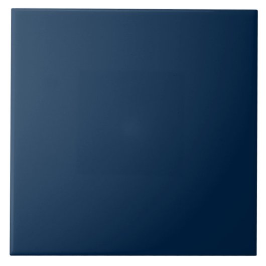 Midnight Navy, Deep Ocean Blue | #002448 Tegeltje (Voorkant)