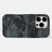 Midnight Navy digitale camo Case-Mate iPhone Case (Achterkant (horizontaal))