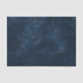 Midnight Navy Romance | Blue Satiny Grunge Damask Tissuepapier (Voorkant)