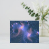 Midnight Nebula Briefkaart (Staand voorkant)