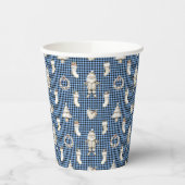 Midnight Nordic Noël! Papieren Bekers (Links)