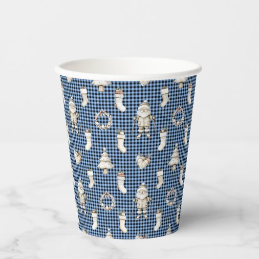 Midnight Nordic Noël! Papieren Bekers (Voorkant)