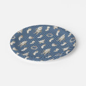 Midnight Nordic Noël! Papieren Bordje (Gekanteld)