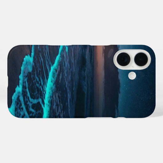 Midnight Ocean Glow Case-Mate iPhone Case (Achterkant (horizontaal))