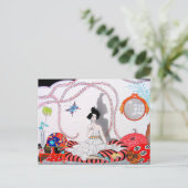 Midnight of de Fashionable Apartement. Briefkaart (Staand voorkant)