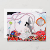 Midnight of de Fashionable Apartement. Briefkaart (Voorkant / Achterkant)