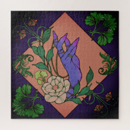 “Midnight Offering” – Botanical Hand & Bloom  Legpuzzel
