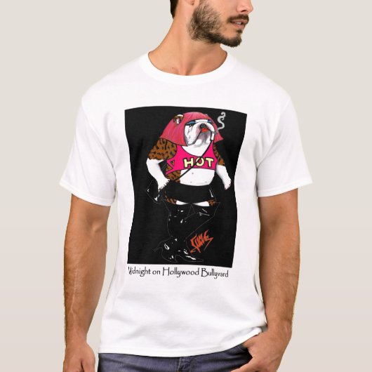 Midnight on Hollywood Bullyvard T-shirt (Voorkant)