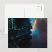 Midnight on the lakeshore briefkaart (Voorkant / Achterkant)