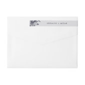 Midnight Orchid | Retouradres bruiloft (Achterkant)