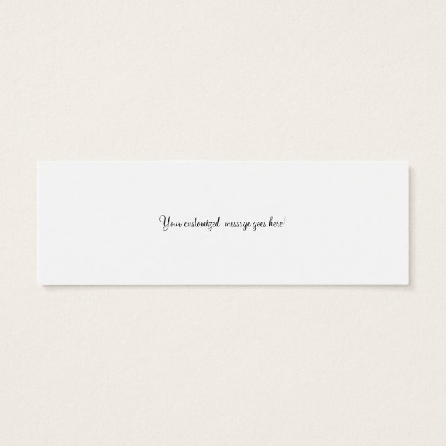 Midnight Owl Book Mark Mini Visitekaartjes (Achterkant)
