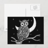 Midnight Owl Briefkaart (Voorkant / Achterkant)
