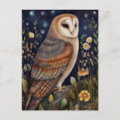 Midnight Owl Briefkaart (Voorkant)