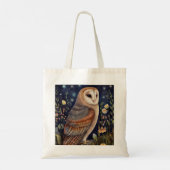 Midnight Owl Canvas tassen (Achterkant)