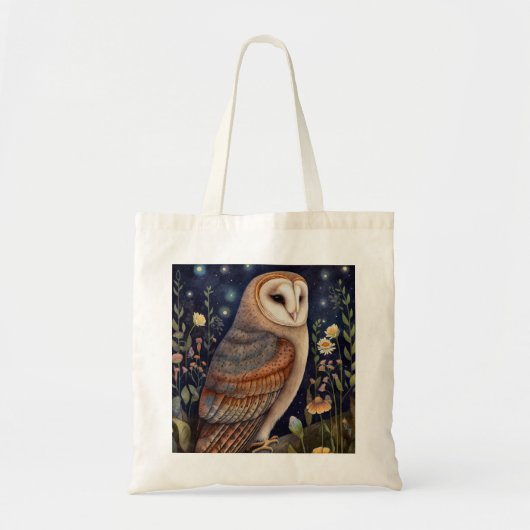 Midnight Owl Canvas tassen (Voorkant)