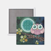Midnight Owl Magneet (Voorkant / Achterkant)