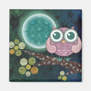 Midnight Owl Magneet