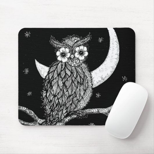 Midnight Owl Muismat (Met muis)