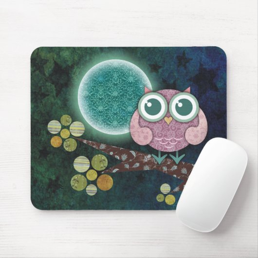 Midnight Owl Muismat (Met muis)