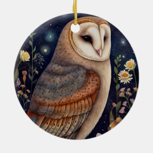 Midnight Owl Ornament (Achterkant)