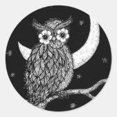 Midnight Owl Stickers (Voorkant)
