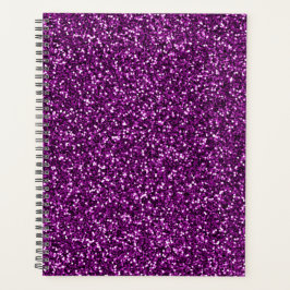Midnight Paarse Glitter Planner