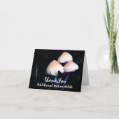 Midnight paddenstoelen Natuur Gepersonaliseerd Dan Kaart (Voorkant)