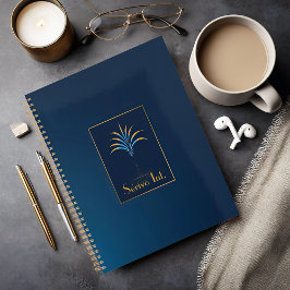 Midnight Palm Collectie Luxury Navy Blue Notitieboek