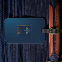 Midnight Palm Collectie Navy blauw en goud